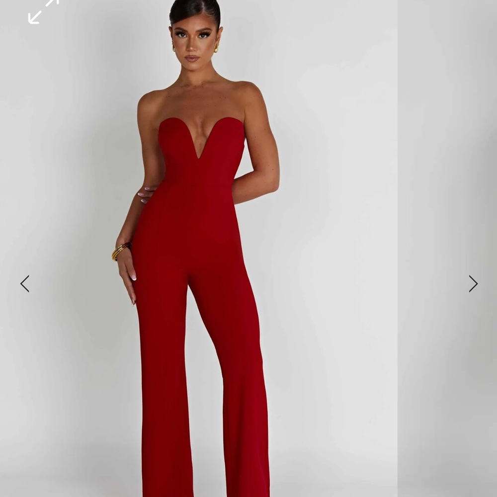 Red jumpsuit